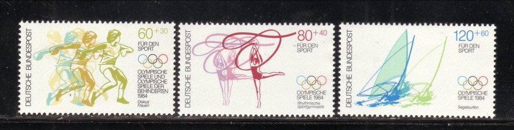 1984 Germany #B620-22 MNH Los Angeles Summer Olympics