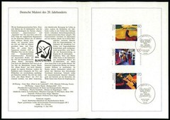 GERMANY FOLDER 1992/24 KUNST MALEREI KANDINSKY GEMÄLDE MURNAU