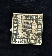 Bergedorf 5ND 1887 Crest, Damaged Back