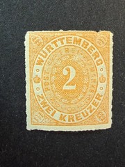 Germany Wurttemberg # 48 MLH 2024 Scott Catalogue Value $ 175.00