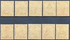 Germany, Semi-Postal Stamp, #B69…B78, MlH, 1935