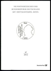 GERMANY FOLDER 2012/47 GERHART HAUPTMANN SCHRIFTSTELLER DRAMATIKER LITERATUR