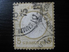 TURKEY GERMAN OFFICES COLONY Mi. #V22 scarce used forerunner stamp! CV $240.00