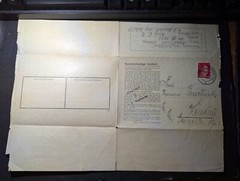 1943 Germany Auschwitz Concentration Camp Cover to Krakau Poland