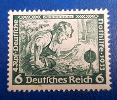 Stamp Germany Reich Wagner 6 Pfennig 1933 Schlegel BPP Mi. Nr. 502 B (29232)