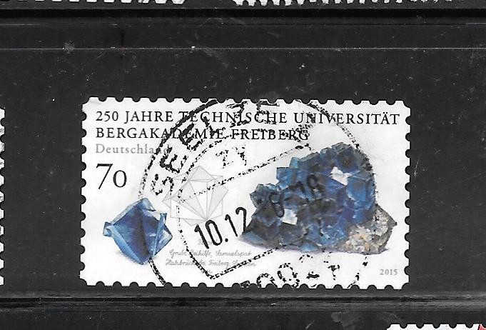 GERMANY GERMAN SC#2874 2015 UNIVERSITY SELF ADH COMMEM XF USED STAMP
