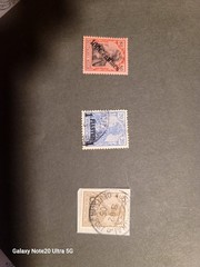 German Stamp Lot Of 3 Overprints & Cancels 3/20/80 Amaing Color!!! See Pics!!!