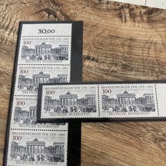 Lot Of 7 1990 Germany Deutsche Mini Sheet Berlin Wall MNH + Other Stamps.