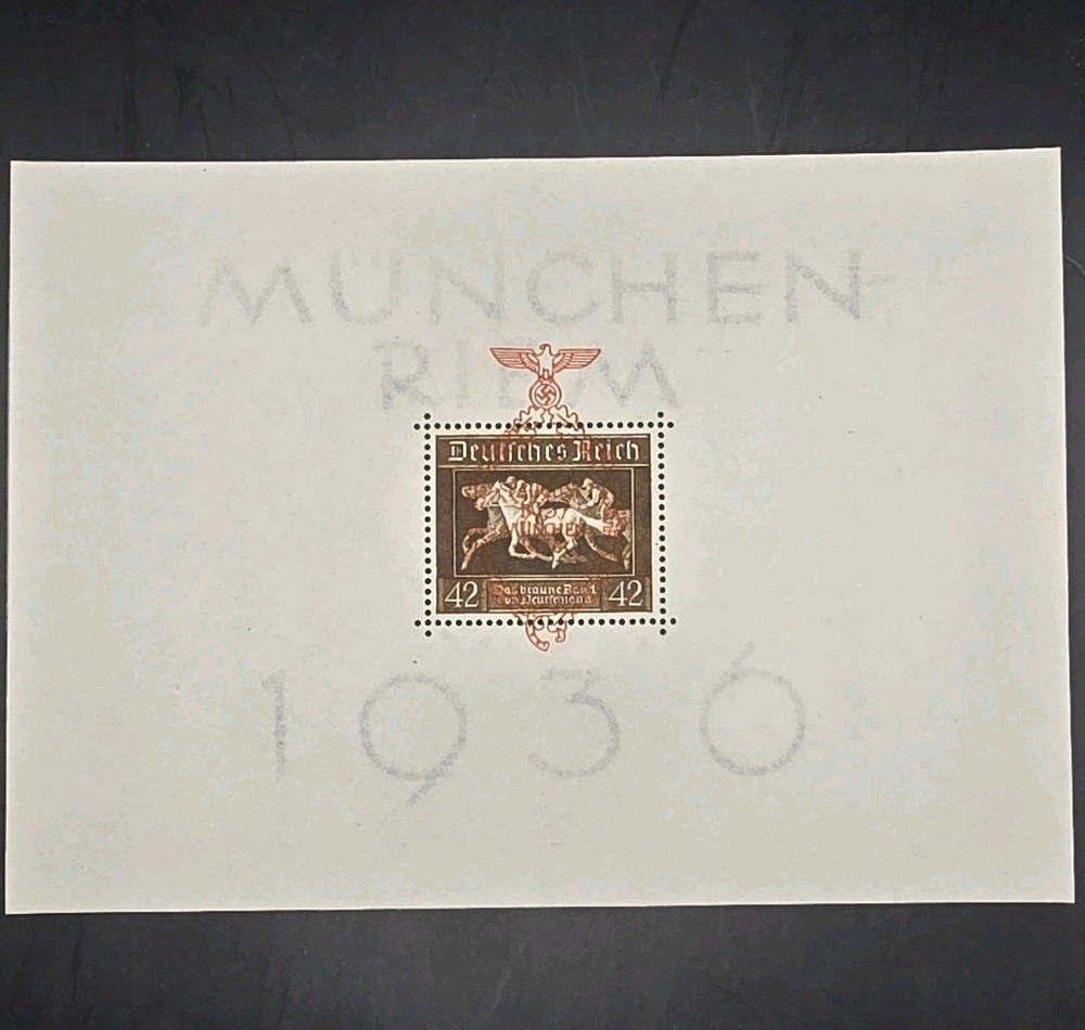 Germany 1937 Souvenir Sheet Mi Block 10