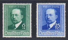 Germany 1940 MNH Mi 760-761 Sc B186-187 Emil von Behring, The Nobel Prize **