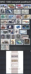 West-Germany / FRG / BRD Complete Yearsets 1980-1989 MNH Stamps, Mi. 1033-1443