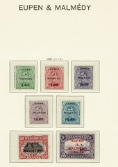 1920 – EUPEN & MALMEDY COLLECTION – SEE PHOTOS