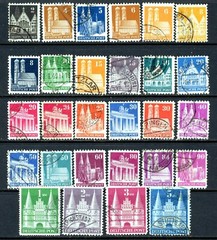 Stamps Germany, Scott # 634-661 used, complete set