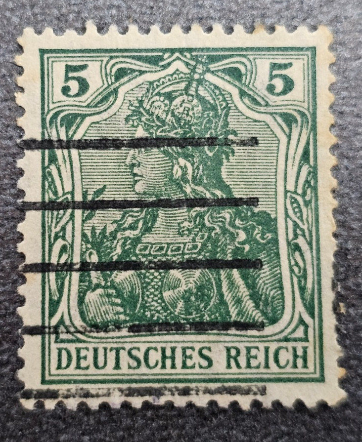 Stamp Germany Deutsches Reich Germania 5 Pfennig 1905 Mi. Nr. 85 [🇩🇪39672-17]