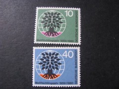 Germany Stamp Set Scott # 807-808 Never Hinged Unused