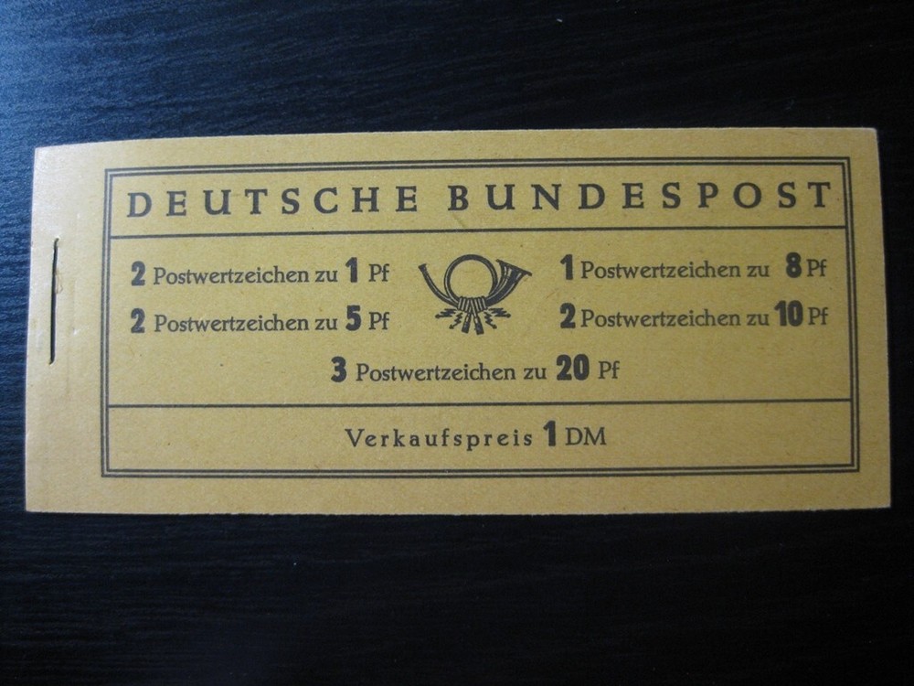 GERMANY Mi. #MH 4 scarce mint MNH stamp booklet! CV $36.00