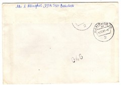 1981 Dec 1st. Miniature Sheet on Express Cover. Stendal to Hamburg, Germany.