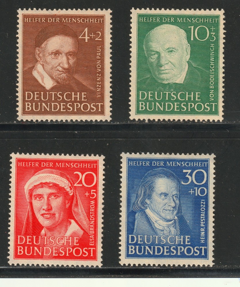 Germany: Lot 199: (B320-B323 – VF – Mint NH) Scott 2024 Catalog Value $105.00
