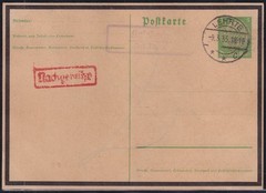 1935 VINTAGE GERMAN MOURNING POSTCARD for WHOM ???? (ITEM0455)