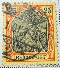 Germany Lot of 20 1889 – 1900 Stamps (SC 46-63, 46a)