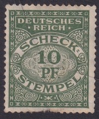 Lot Stamp Germany Revenue Stemple Selection Used