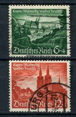 German Reich WW II : Eupen and Malmedy set from 1940 – used