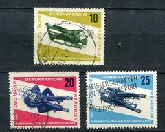 Germany – DDR : Scott 808 – 810 – set from 1966 – used / CTO