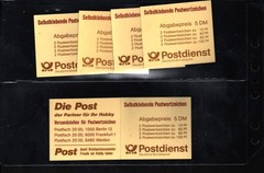 ODZ&ENDZ 5 BERLIN BOOKLET 9N553a MNH Bklt pane, 2ea 10pf, 60 pf, 80pf 100pf 1123