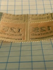 Germany S#288 Plate Block 125T Over Print 1000m MNH Margin 1923
