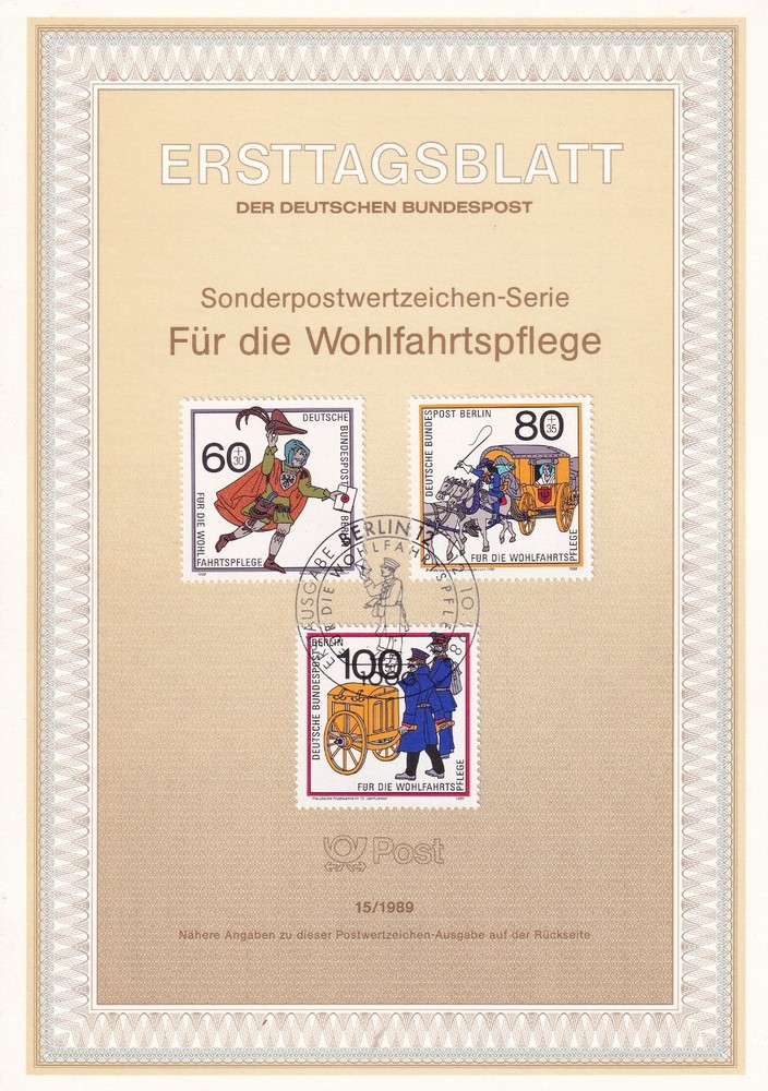 Berlin ETB 852-4 Scott 9NB272-4 Postal History
