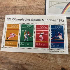Lot Of 7 1990 Germany Deutsche Mini Sheet Berlin Wall MNH + Other Stamps.