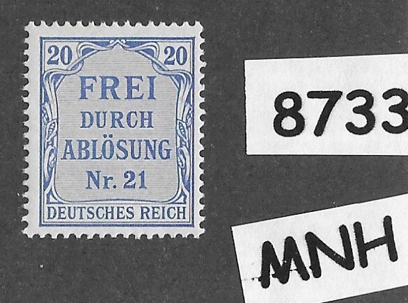 MNH Stamp Scott OL5 Prussia district German Empire 1903 Official PF20 #8733