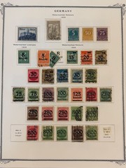 German & State Stamps in Scott Specialty 3 ring album M&U -1938 incl BOB L2034