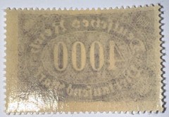 Travelstamps: 1922 Germany Stamps Deutsches Reich 4000 Mark Mi. Nr. 255 MOGNH