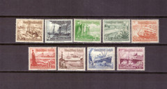 Germany – 1937 Lifeboat Sc#B107-B115 MH – (26a)