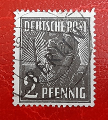 Germany Stamp Berlin 2 Pfennig 1948 Schlegel BPP Mi. Nr. 1 (20900)