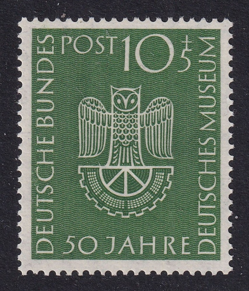WEST GERMANY 1953 Science Museum SG 1089 MH/* (CV £38)