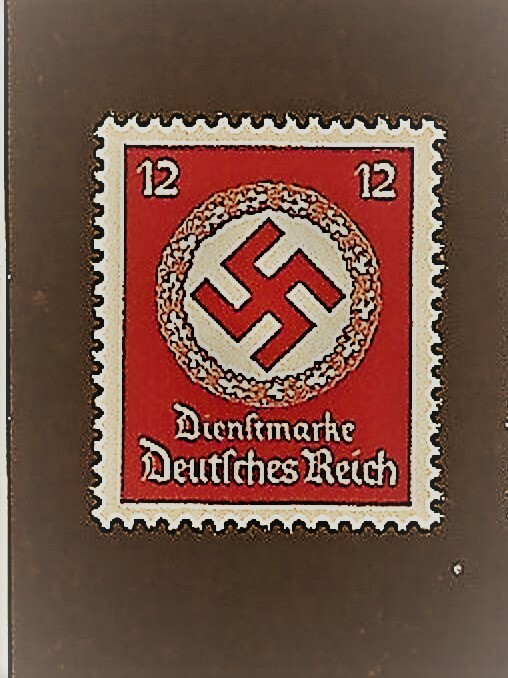 MNH stamp Sc 098 PF12 / WWII Germany / WWII Official / Third Reich Swastika