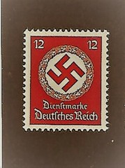 MNH stamp Sc 098 PF12 / WWII Germany / WWII Official / Third Reich Swastika