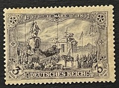 Travelstamps: 1918 Germany German Empire Stamps Mi 96 – 3 Mark – Mint MOGH