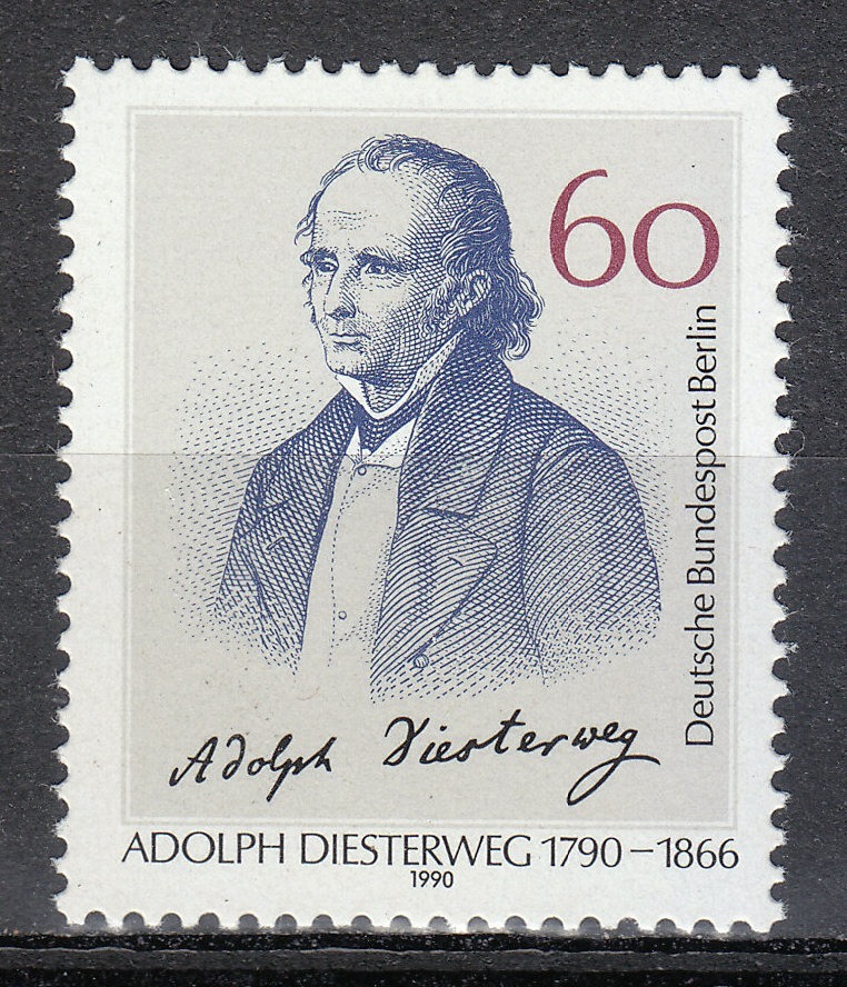 West Berlin 1990 MNH Mi 879 Sc 592 Adolph Diesterweg educator famous man **