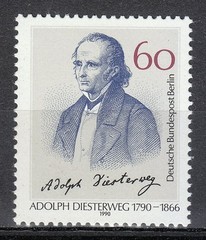 West Berlin 1990 MNH Mi 879 Sc 592 Adolph Diesterweg educator famous man **