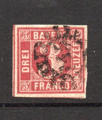 Bavaria SC# 10a Carmine / Nice Example – S60819