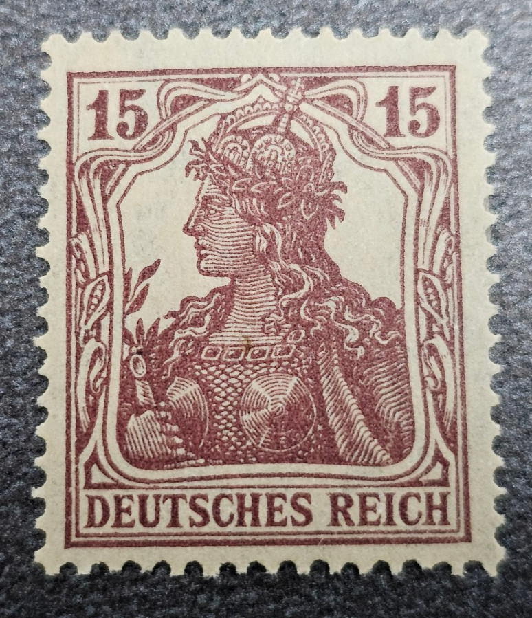 Stamp Germany Reich Germania 15 Pfennig 1920 Mi. Nr. 142 [🇩🇪39491-6]