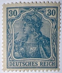 Travelstamps:1920 Stamp Germany Deutsches Reich 30 Pfennig Mi. Nr. 144/ Sc # 123