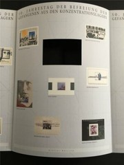 GERMAN POST ART-EDITION 1995/18 BLOCK 32 END WW2 KZ CONCENTRATION CAMP