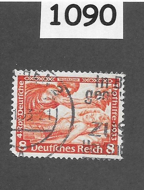 Used stamp B53a Richard Wagner Die Walkure 1933 Potsdam Germany Opera #1080
