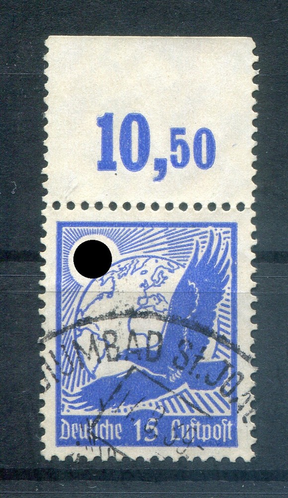 DR-3.Reich 531OR Oberrand Border Stamped Authentic (y80685