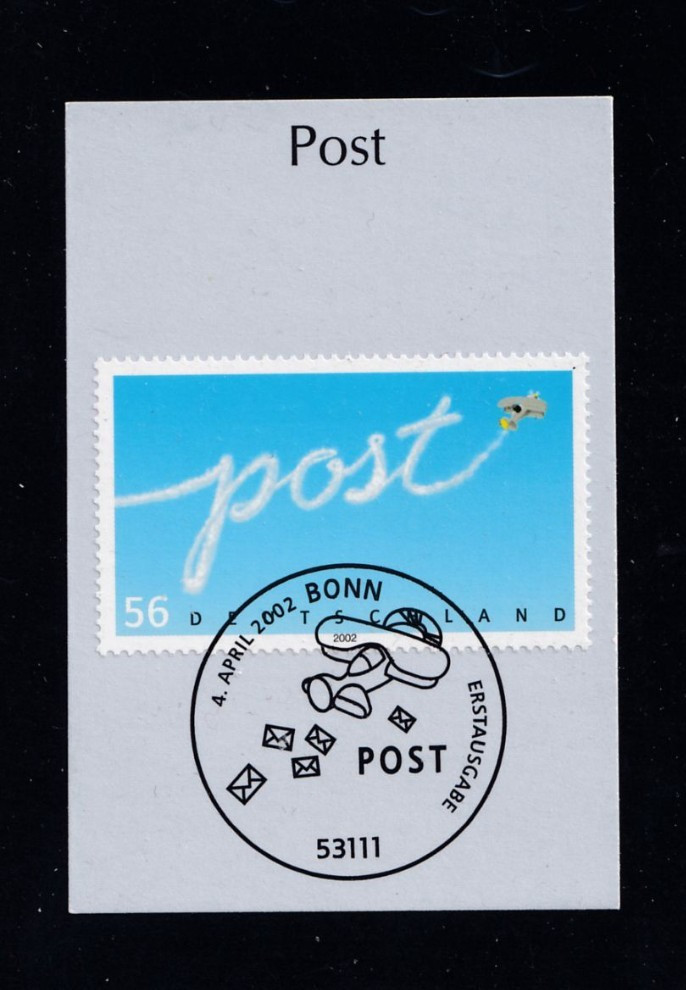 DEUTSCHLAND Motiv Letters Airplanes Aviation Post Services Mi No 2250 ETB Used