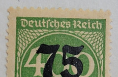 GERMANY ~ Deutrches Reich ~ 75 Saufend/400 Mark ~ Cancelled/Posted ~ c.1923 ~01